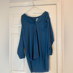 Candy Rose long sleeve pocket T /button up